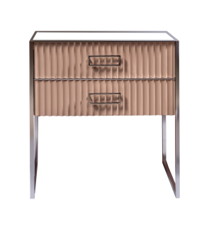 Тумба под раковину Armadi Art Monaco 80см капучино/хром 866-080-CPСR